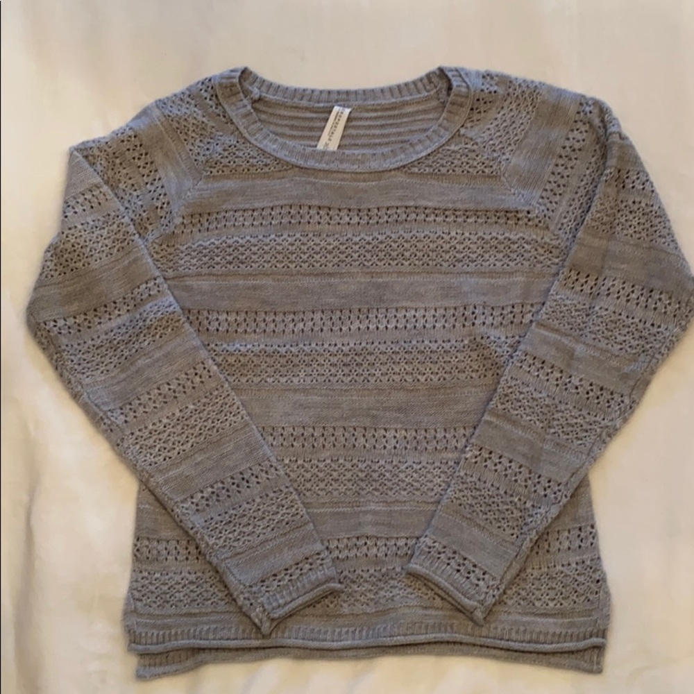Light Grey Crew Neck Sweater